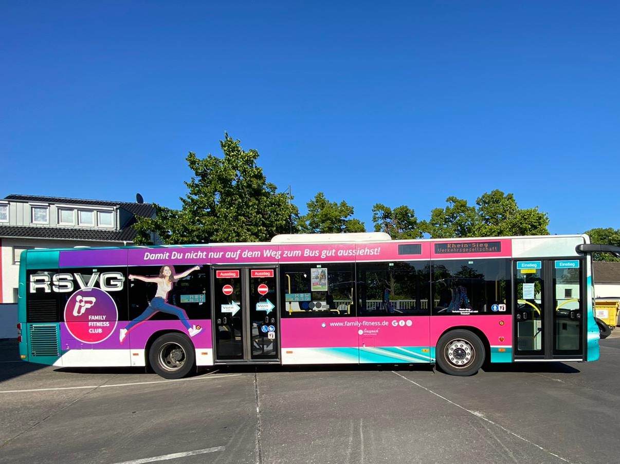 Family Fitness Club RSVG - Bus Ganzgestaltung