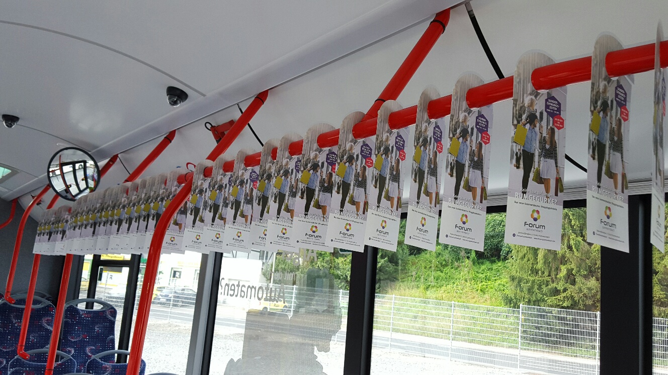 Explorer Fernreisen - Straßenbahn Innenraumwerbung